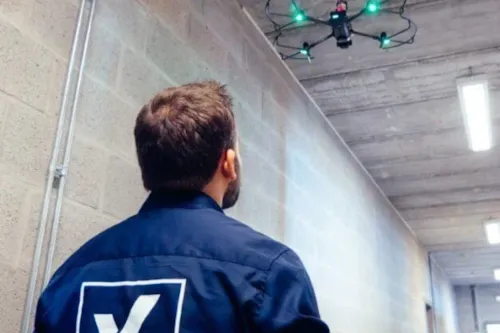 Inspección de detectores de humo con drones