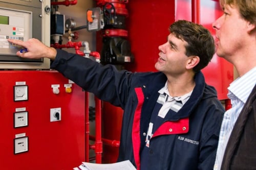 Sprinkler system inspection