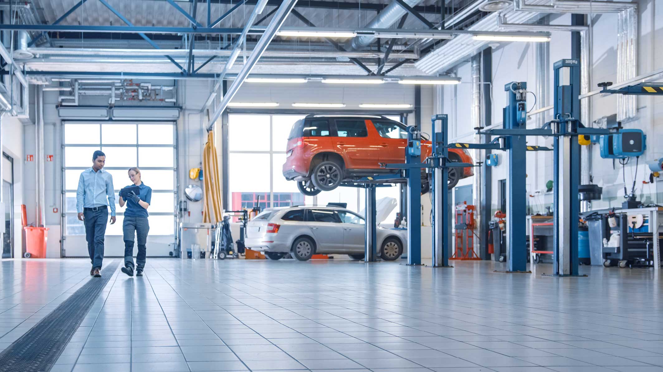 Sermi informationssäkerhet på bilverkstad. 