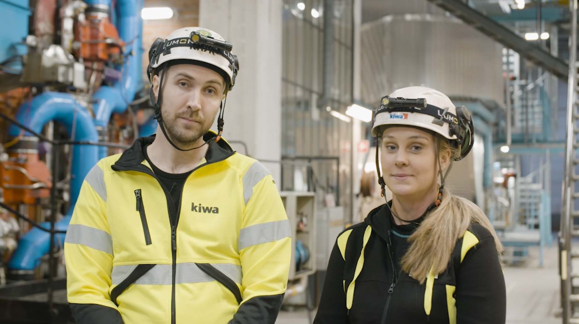 Pannutbildare Anders och Emma.