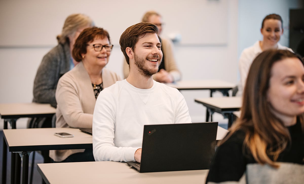 Elever i ett klassrum